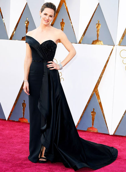 Academy Awards 2016 Best Dressed List Jennifer Garner At Oscars Red Carpet 2016