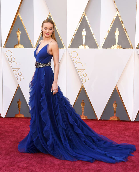 Best Oscars Red Carpet Dressed List Brie Larson 2016