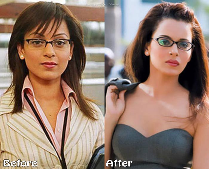 Kangana Ranaut Plastic Surgery Before After Pictures Lip Job Breast Enhancement