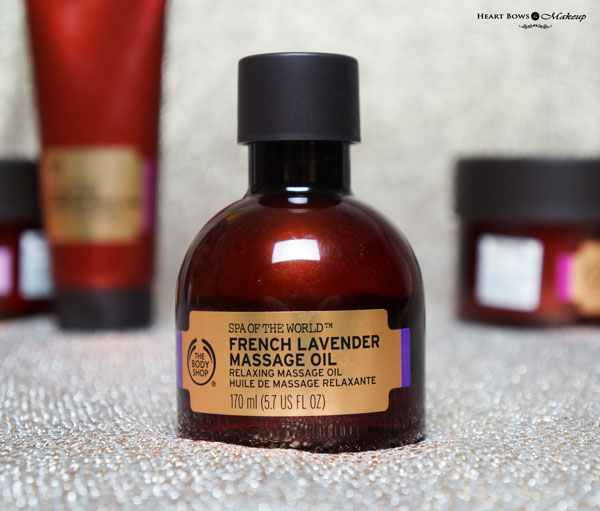 The Body Shop French Lavender Massage Oil Review Price Buy India