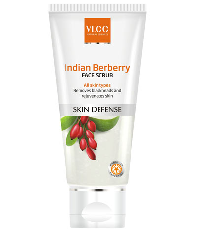 Best Affordable Face Scrub In India For Blackheads & Oily Skin VLCC Berberry Face Scrub