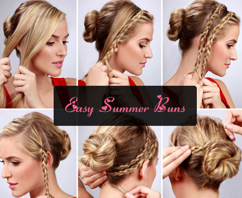 Easy Bun Hairstyle Tutorials For The Summers Top 10