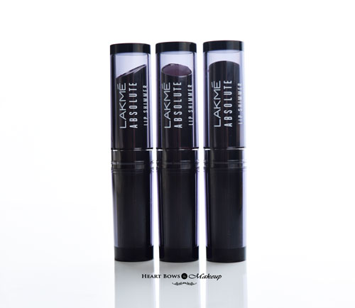 Lakme Absolute Lip Shimmer Review Swatches Price Buy Online India