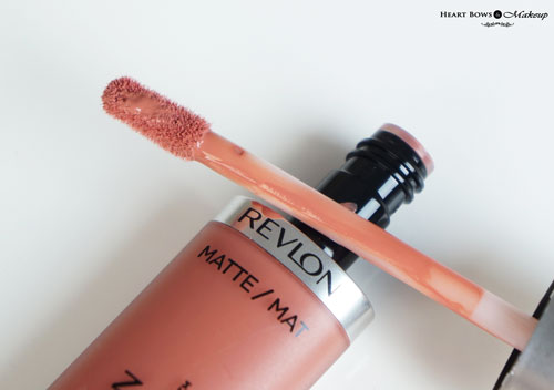 Best Nude Liquid Lipstick For Warm Olive Skintone Revlon Seduction Ultra HD Matte Lipcolor Review