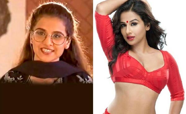 Shocking Bollywood Celebrities Transformation Vidya Balan Before After