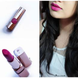 L'Oreal Color Riche Moist Matte Lipstick Glamor Fuchsia Review & Swatches