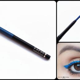 Faces Canada Superlongwear Kohl Persian Blue Review, Swatches & Eyemakeup