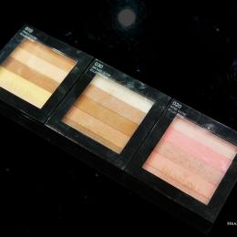 Revlon Highlighting Palette Swatches, Shades & Price - Peach Glow, Rose Glow & Bronze Glow