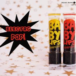 Maybelline Baby Lips Electro Pop Review & Price - Oh Orange & Fierce N Tangy