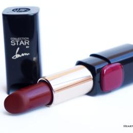 L'Oreal Paris Collection Star Red Lipstick Pure Garnet Review & Swatches