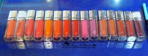 Swatch Book: All Maybelline Lip Polishes Swatches! Swatch Book: All Maybelline Lip Polishes Swatches!