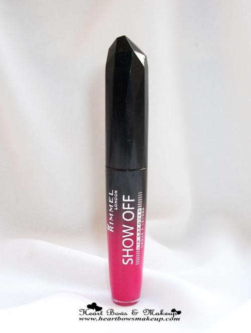 Rimmel London Apocalips/Showoff Lip Lacquer ‘ Apocaliptic ‘ Review, Swatches & Pictures