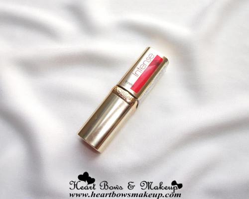 L’Oreal Paris Color Riche Intense Matte Lipstick Pink Passion Review & Swatches- The Best Pinky Coral Lipstick!