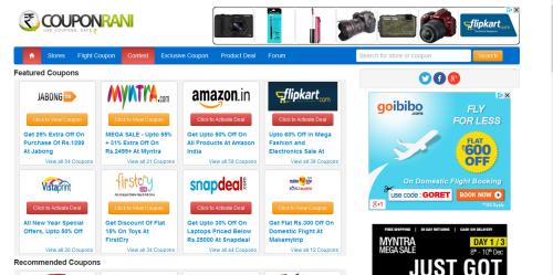 CouponRani- The best place to save money while shopping online! CouponRani- The best place to save money while shopping online!