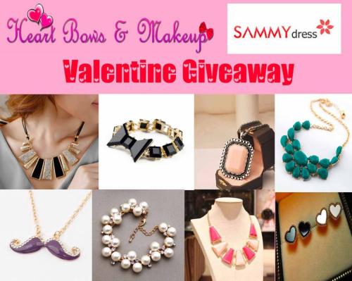 Heart Bows & Makeup & Sammydress present International Valentine’s Day Giveaway!