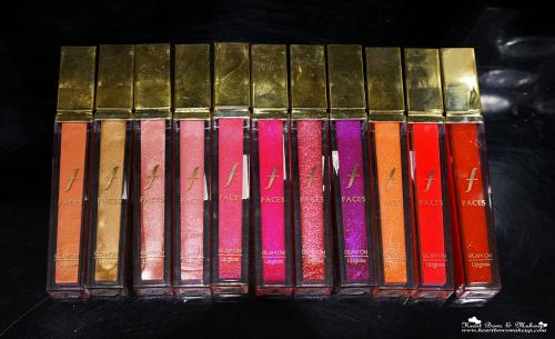 New Faces Canada Glam On Lipgloss Swatches & Price