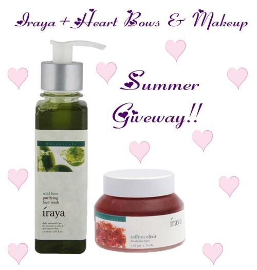 Iraya + Heart Bows & Makeup Summer Giveaway!