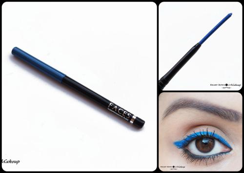 Faces Canada Superlongwear Kohl Persian Blue Review, Swatches & Eyemakeup