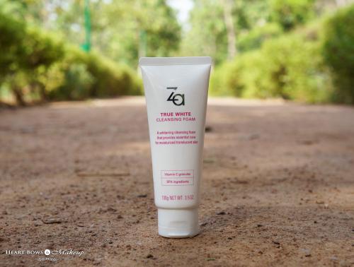 ZA True White Cleansing Foam Face Wash Review & Price