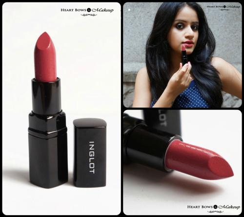 Inglot Matte Lipstick 425 Review & Swatches