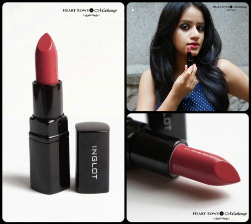 Inglot Matte Lipstick 425 Review & Swatches Inglot Matte Lipstick 425 Review & Swatches
