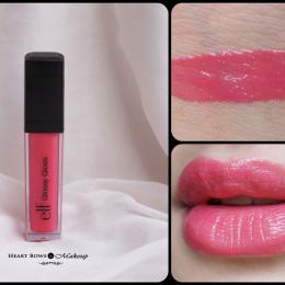 elf Glossy Gloss Wild Watermelon Review & Swatches