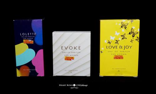 All Good Scents Premium Perfumes: Love & Joy, Evoke & Lolette Review
