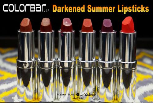 Colorbar Darkened Summer Lipstick Swatches & Price