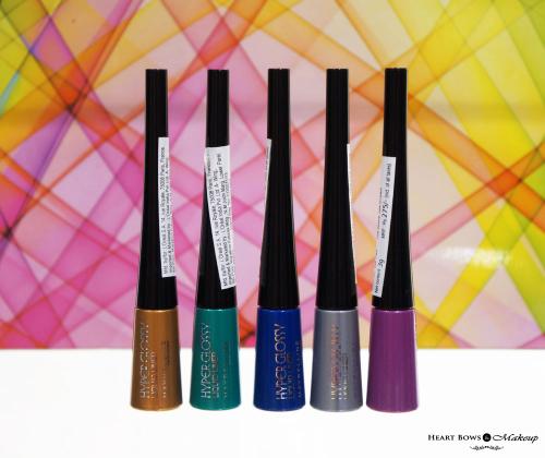 Maybelline Hyper Glossy Electrics Eyeliner Swatches & Price Maybelline Hyper Glossy Electrics Eyeliner Swatches & Price
