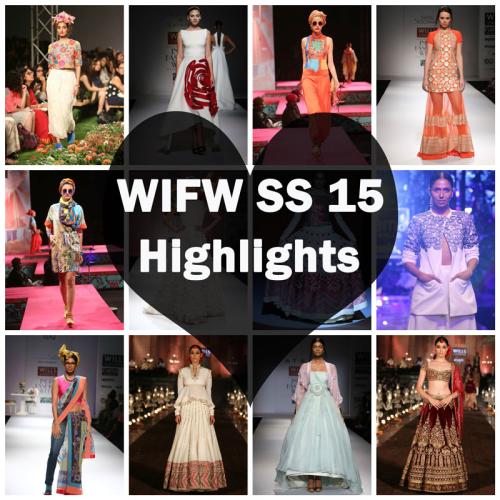 Wills India Fashion Week Spring Summer 2015 Collection- My Top Picks!