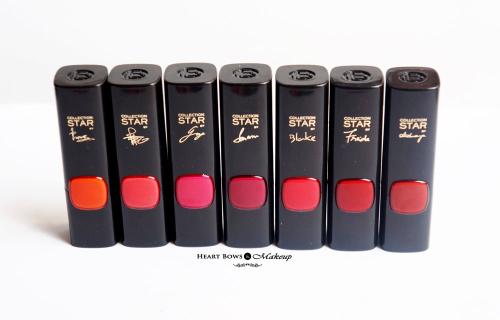 L’Oreal Collection Star Red Lipsticks Review, Swatches & Price India