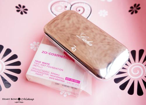 ZA True White Two Way Foundation Review, Swatches & Price India ZA True White Two Way Foundation Review, Swatches & Price India