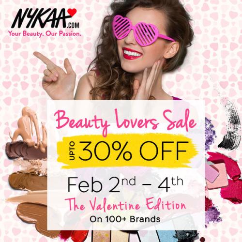 The Beauty Lovers Sale at Nykaa- Grab Amazing Deals This Valentines Day!
