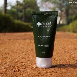 Organic Harvest 3 in 1 Face Wash Review & Price