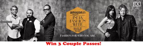 Amazon India Fashion Week Passes: Win 3 Couples Passes!