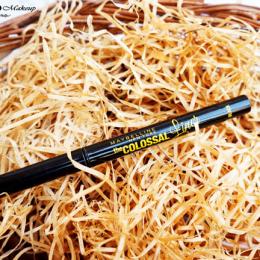Maybelline The Colossal Liner Review, Swatches & Price- The Best Liquid Eyeliner in India!