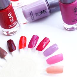 Oriflame The ONE Long Wear Nail Polishes Review, Swatches & Shades