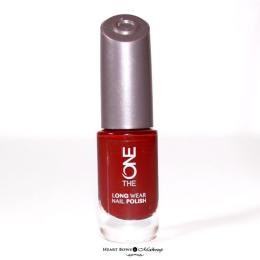 Oriflame The ONE Nail Polish Ruby Rouge Review & Swatches