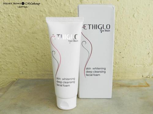 Ethiglo Skin Whitening Deep Cleansing Face Wash Review : Best Fairness Face Wash In India