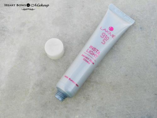 Lakme 9 to 5 Insta Light Instant Glow Crème Review, Price & Buy India