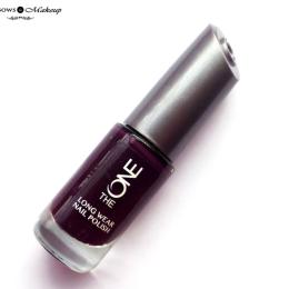 Oriflame The ONE Long Wear Nail Polish Purple In Paris Review & Swatches