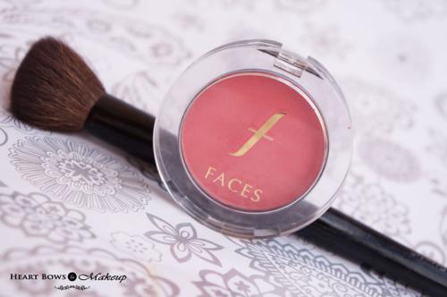 Faces Glam On Blush Coral Pink Review, Swatches & Price