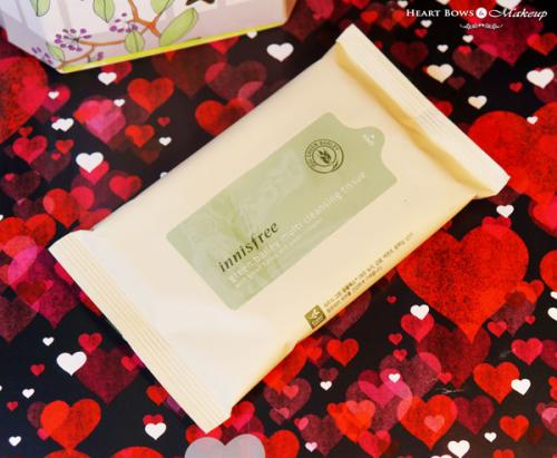 Innisfree Green Barley Multi Cleansing Tissue Wipes Review, Price & Buy India