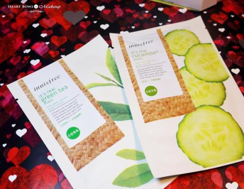 Innisfree It’s Real Green Tea & Cucumber Mask Review, Price & Buy India