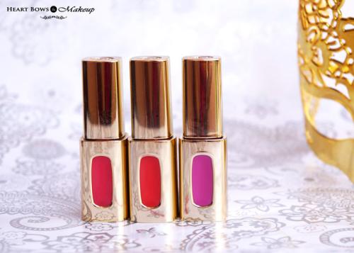 L’Oreal Paris Extraordinaire Liquid Lipsticks Review, Swatches & Price India