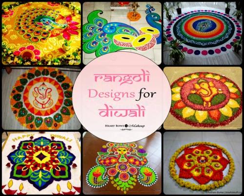 Top Rangoli Designs For Diwali 2015