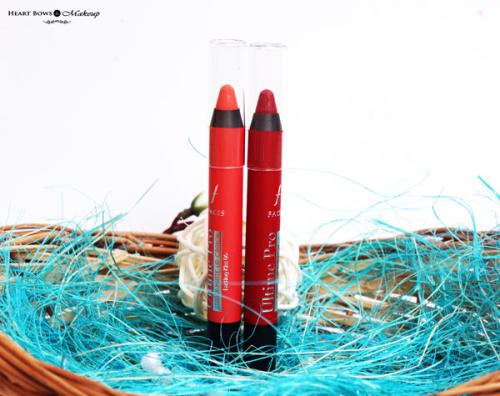 Faces Ultime Pro Matte Lip Crayon Midnight Rose & Lasting Kiss Review & Swatches Faces Ultime Pro Matte Lip Crayon Midnight Rose & Lasting Kiss Review & Swatches