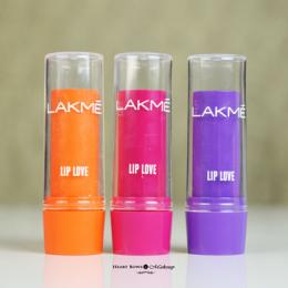 Lakme Lip Love Lip Care Review, Swatches & Price: Tangerine, Raspberry & Blackcurrant