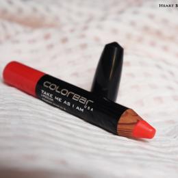 Colorbar Take Me As I Am Lip Color Peachy Pink Review & Swatches