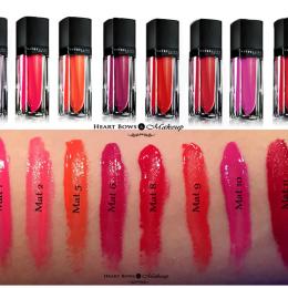 Maybelline Velvet Matte Lipstick Swatches, Price & Buy Online India